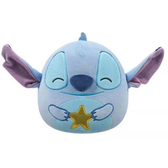 Squishmallows Disney Stitch with Gold Star 8 inch Plush - Picture 1 of 5